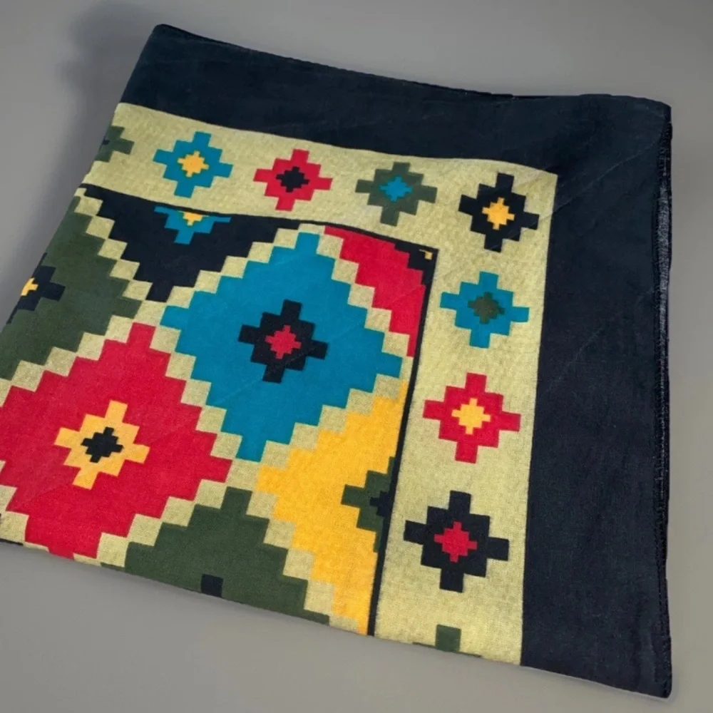 SOUTHWESTERN Bandanna Cotton, Poly USA Made‎ Vintage Multiple Colors